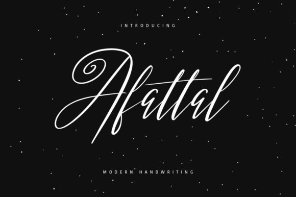 Afattal: The Timeless Handwritten Font for Professional Branding