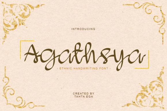 Agathsya Handwritten Font: A Delicate Script for Editorial Design