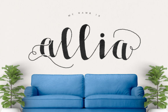 Allia: The Exquisite Handwritten Font for Polished Branding