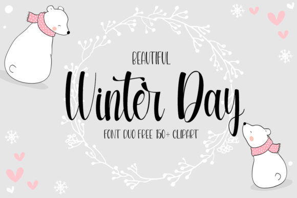 Beautiful Winter Day: A Modern Script Font for Digital Branding