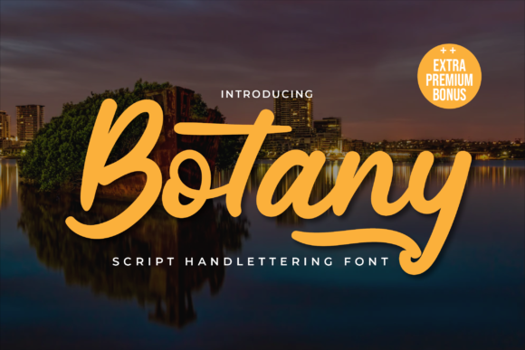 Botany Handwritten Font for Campaign Design