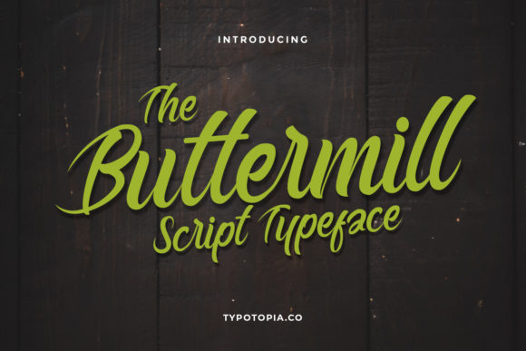 Buttermill: A Flowing Handwritten Font for Elegant Editorial Design