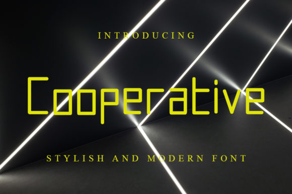 Cooperative Typeface Review for Modern Campaign Design