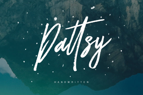 Dattsy Handwritten Font: Elevating Editorial Design with Brushed Script