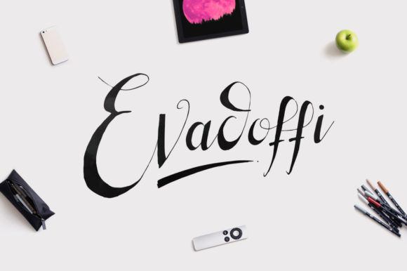 Evadoffi Handwritten Font for Creative Branding Projects