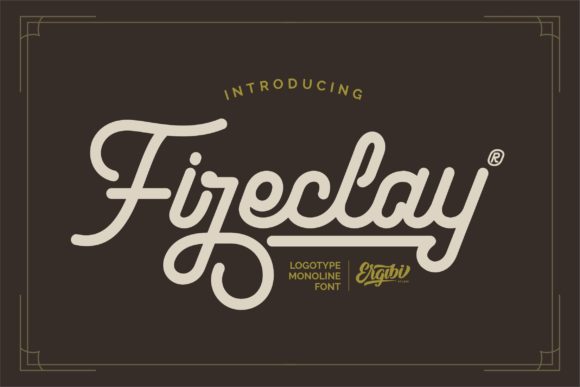 Fireclay: The Elegant Script Handwritten Font for Modern Branding