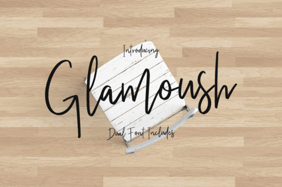 Glamoush Handwritten Font Review for Digital Branding