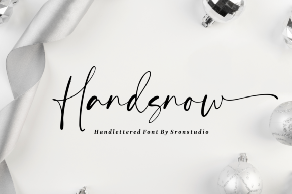 Handsnow: A Dreamy Script Handwritten Font for Elevated Branding