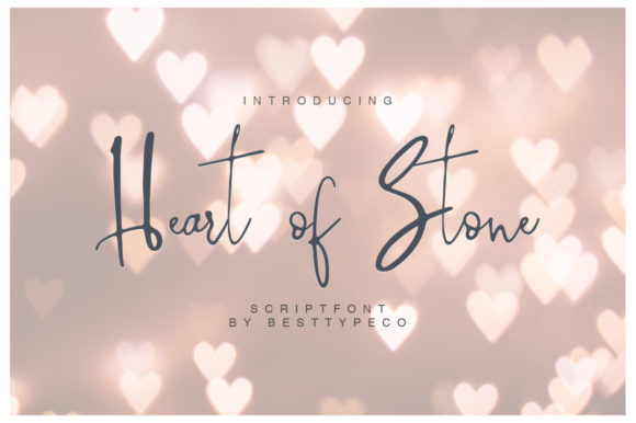 Heart of Stone Typeface: A Timeless Handwritten Font for Editorial Design