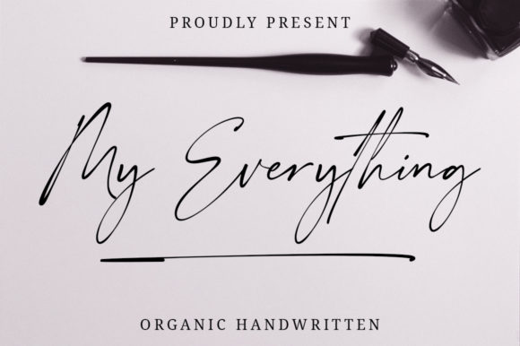 My Everything Font Review: A Stylish Handwritten Typeface for Editorial Design