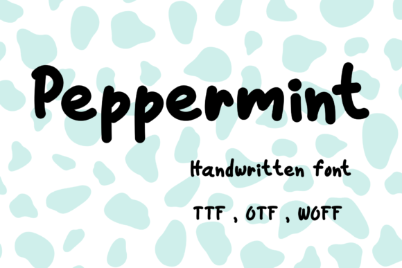 Pepperment: The Friendly Handwritten Font for Small Business Branding