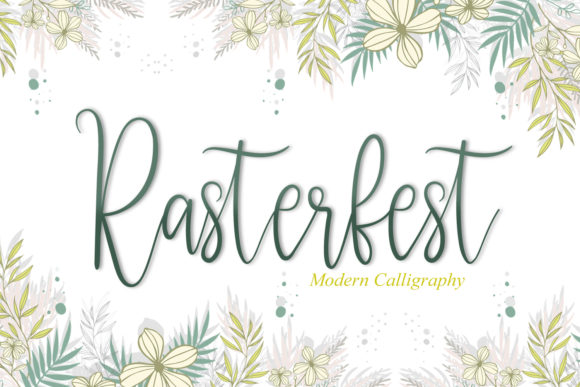 Rasterfest Script Handwritten Fonts for Elegant Digital Branding