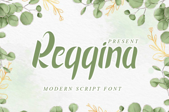 Reggina Handwritten Font for Elegant Brand Identity