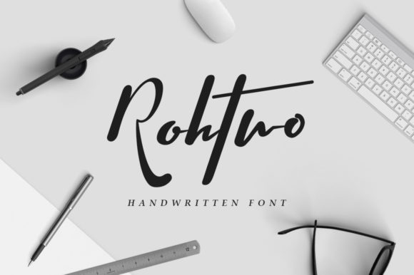 Rohtwo: The Modern Handwritten Font for Polished Branding