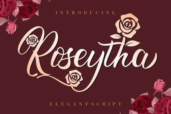 Roseytha: An Elegant Script Handwritten Font for Modern Branding