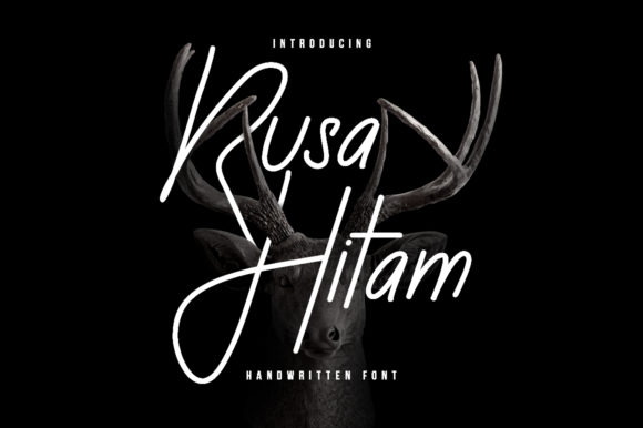 Rusa Hitam: A Handwritten Typeface for Editorial Design