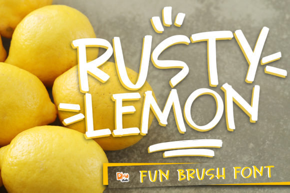 Rusty Lemon: The Handwritten Font for Authentic Campaign Design