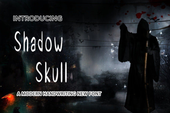Shadow Skull Font: The Perfect Handwritten Type for Spooky Campaigns
