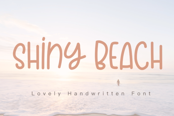 Shiny Beach Font Review for Handmade Labels and Invitations