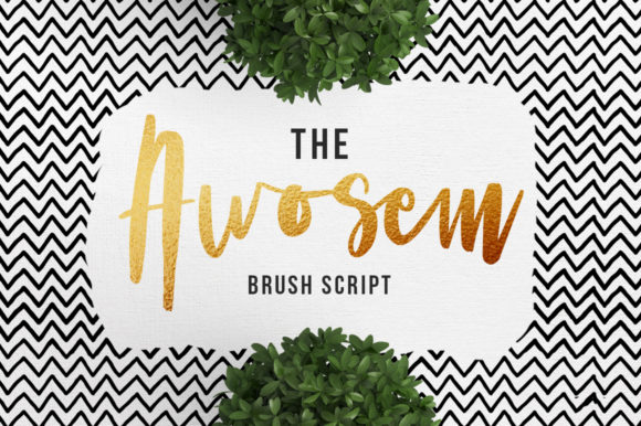 The Awosem Handwritten Font for Boutique Branding