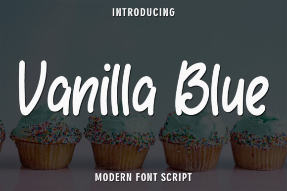 Vanilla Blue: The Sweet Handwritten Font for Polished Branding